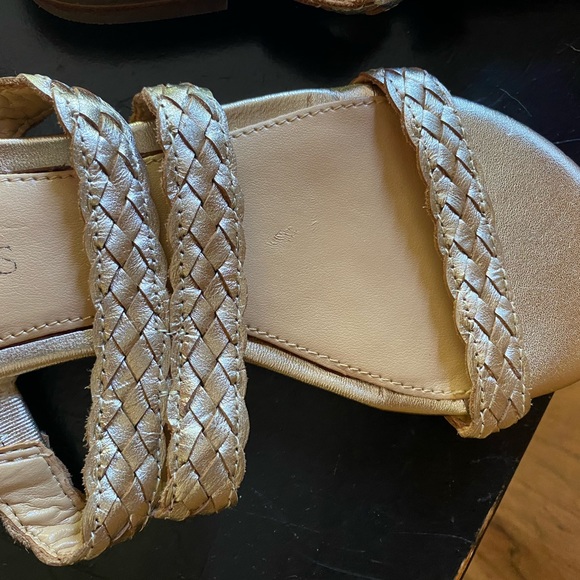 Talbots gold/metallic sandals - Picture 2 of 6